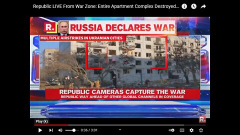 Entire Apartment Complex Destroyed In Air Strike: From War Zone