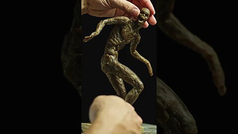 Halloween Zombie 🧟‍♀️ Sculpture In Microcrystalline Wax #figuresculpting