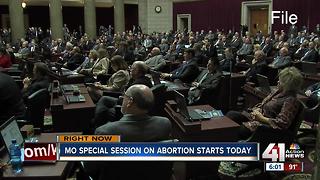 MO lawmakers convene for session on abortion