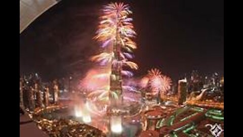 2021 new year in Dubai