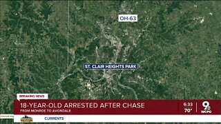 18-year-old arrested after 30 minute police chase