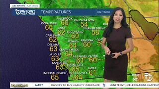 ABC 10News Pinpoint Weather for Sat. June 18, 2022