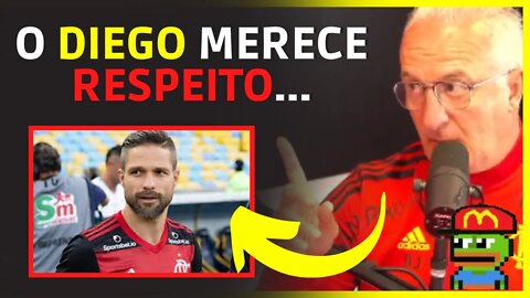 Técnico do FLAMENGO Dorival Jr. defende Diego Ribas.