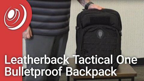Leatherback Tactical One Bulletproof Backpack Video