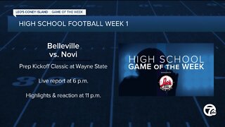 Belleville-Novi named first Leo's Coney Island Game of the Week of 2022 season