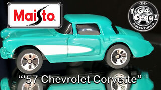 “'57 Chevrolet Corvette”- in Teal- Model by Maisto