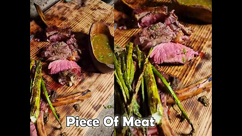 This Beautiful Piece Of Meat Is Mouthwatering 🥩 Cocking food videos