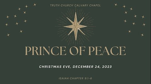 Christmas Eve At Truth Church Calvary 2023