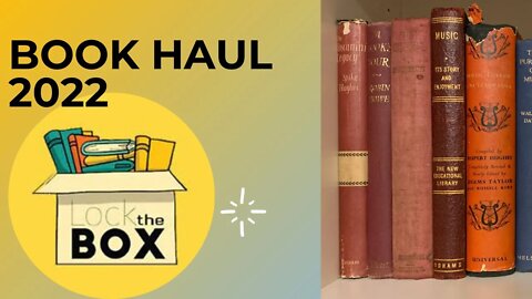 My Incredible Book Haul 2022 - Lock The Box/Book Chor (Part 1)