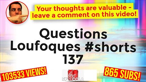 Questions Loufoques #shorts 137