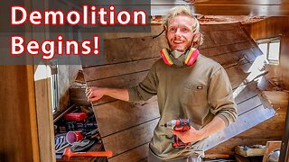 Starting Demolition and Uncovering Major Issues! | DIY Vintage Truck Camper Renovation Episode 4