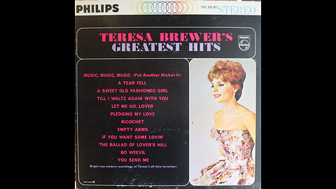 Teresa Brewer - Greatest Hits (circa 1965) [Complete LP]