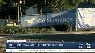 Hate graffiti found at North County high school