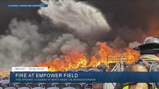 Authorities investigating fire at Empower Field at Mile High