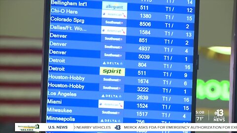 McCarran flight cancellations continue Monday for Southwest Airlines