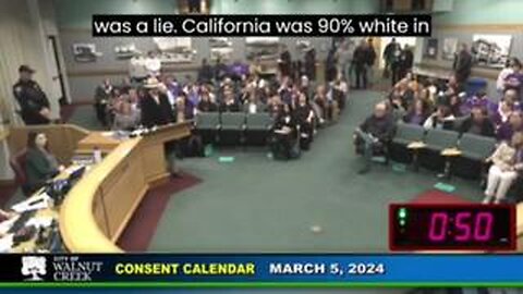 Man calls out Kalergi plan at Walnut Creek council