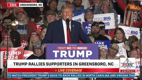 Trump Speech in Greensboro, N.C. March 3 2024
