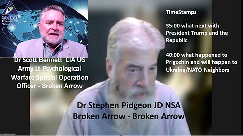 Bennett CIA /Pidgeon NSA: Future of Trump/The Republic, Ukraine-NATO Neighbors, Details on Prigozhin and his $6 Billion he got from Pentagon