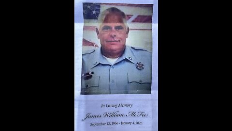 NYC-EMS Paramedic James William McFee September 12, 1966 - January 4, 2023