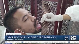 Storing your vaccine card digitally