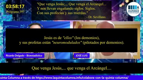 "Jesús" y sus "profetas neuromodulados" - Las pezuñas del masón Sevillano (Programa 397)