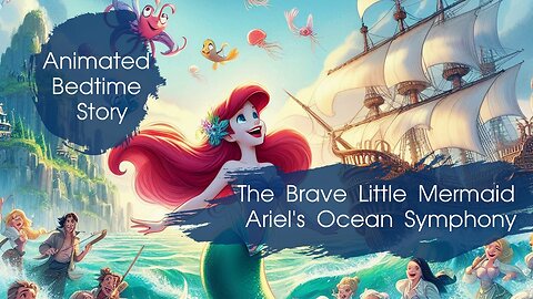 Ariel's Ocean Symphony: A Tale of Music, Friendship, and Bridging Worlds | Animated Bedtime Story