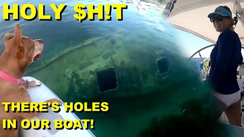Holes in our Boat! FIXING a 20 Year Old SAILBOAT [Ep. 26]