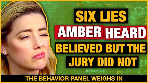 6 LIES Expert Response to Precisely What Went WRONG: Amber Heard Believed and the Jury Did Not!