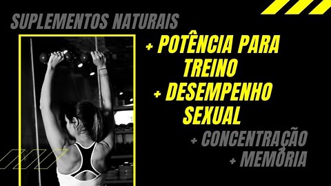 Aumento Natural de Foco, Concentração, Resistência, Libido, Desemp S*xual Marapuama, Ginkgo, Guaraná