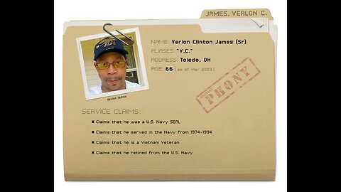 Verlon James Fake Navy SEAL