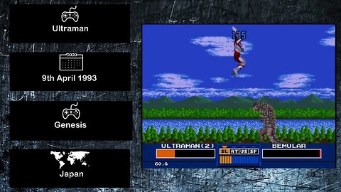 Console Fighting Games of 1993 - Ultraman