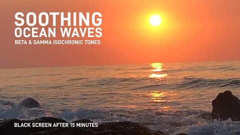 Ocean waves with Isochronic Beta and Gamma waves