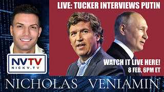 LIVE: Tucker Carlson Interviews Vladimir Putin