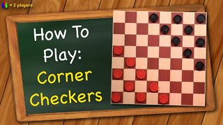 How to play Corner Checkers
