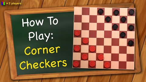 How to play Corner Checkers