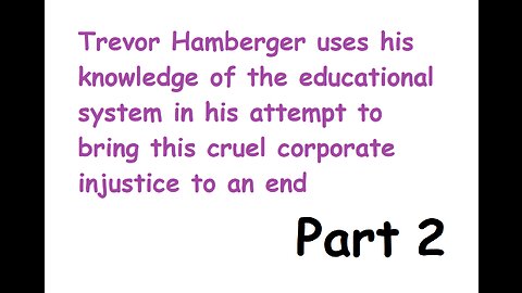 Part 2 of Trevor Hamberger using his knowledge base to destroy the facade of public schools