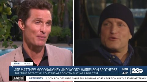 Are Matthew McConaughey and Woody Harrelson brothers?