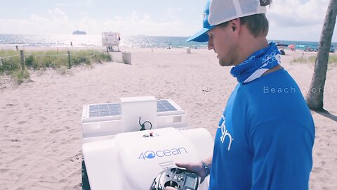 Beach Cleaning Robot 2024 New Robot meet the bebot a Beach Cleaning