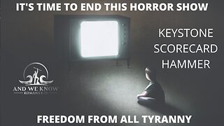 12.27.22: Keystone KEK key? Gift that keeps giving. Hammer/Scorecard. Time to end HORROR SHOW! PRAY!