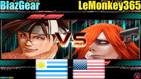 Guilty Gear XX Accent Core (BlazGear Vs. LeMonkey365) [Uruguay Vs. U.S.A.]