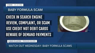 Baby Formula Scams