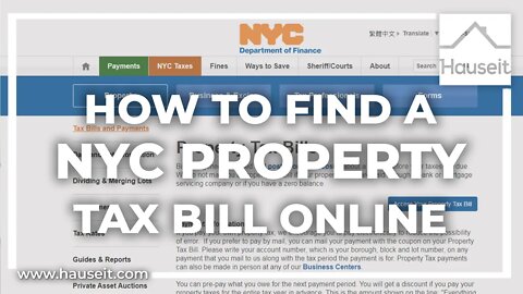 How to Easily Look up NYC Property Taxes Online [Tutorial]