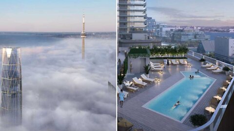 Canada's Record-Breaking New Tower Is Officially Being Built In Toronto Right Now