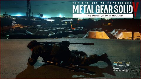 Camp Omega at Night (US Naval Prison Facility) in The Phantom Pain - Modded MGS 5