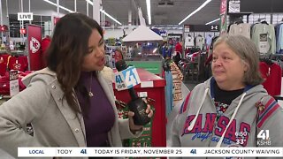 Shoppers out and about for Black Friday