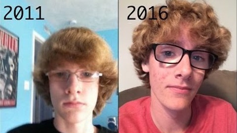 5 Years of Selfies 2011-2016