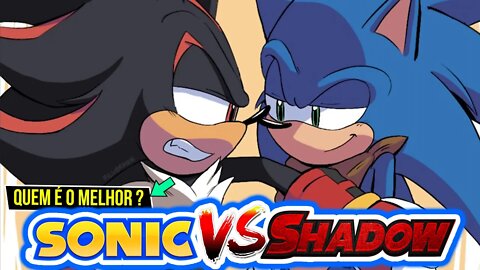 SONIC vs SHADOW | Quem é o mais forte no UNIVERSO SONIC ?!