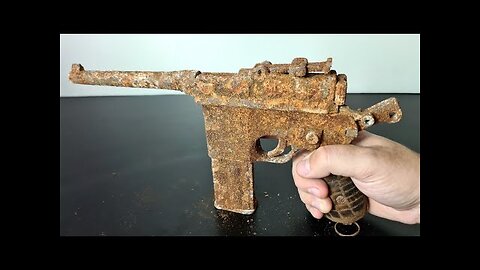 Very Rusty Mauser M712 Airgun Restoration