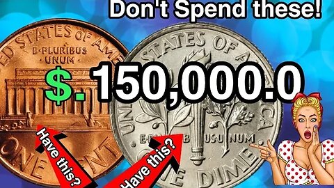 Super Ultra one cent 2004 Rare one Dime 2001 p Coins worth up $150,000 Coins worth money!