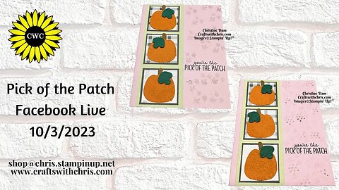 "Easy Peasy Pick of the Patch Card | Stampin' Up! | DIY Card Making Tutorial"